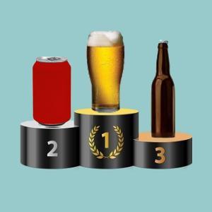 Bier uit glas lekkerder